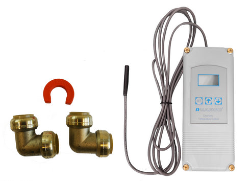 Digital Aquastat & Hydro Coil Kit with Sharkbite for Wood Boilers